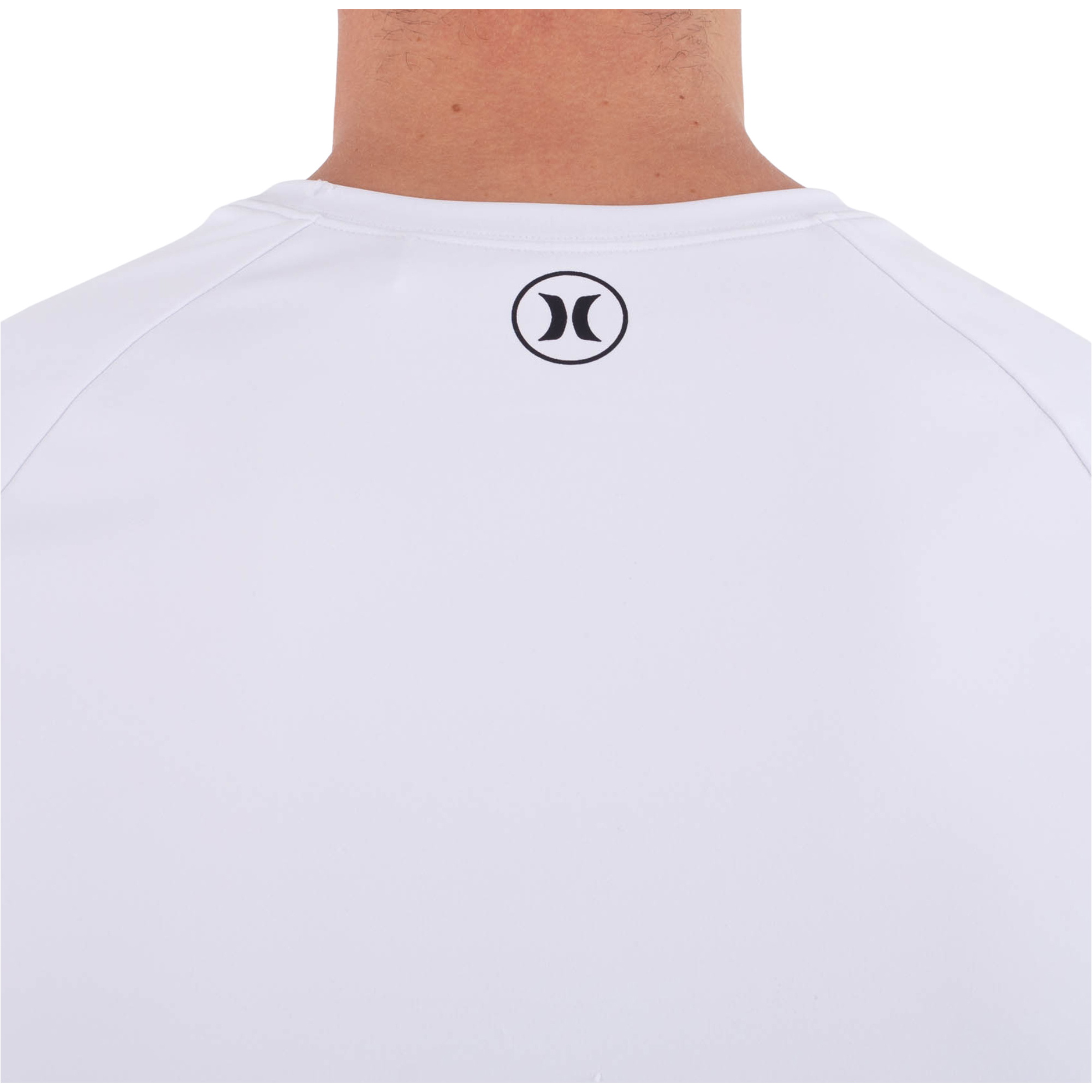 2026 Hurley Da Uomo Canotta Slim Fit Icon Circle A Maniche Corte In Lycra MLEU00003 - White